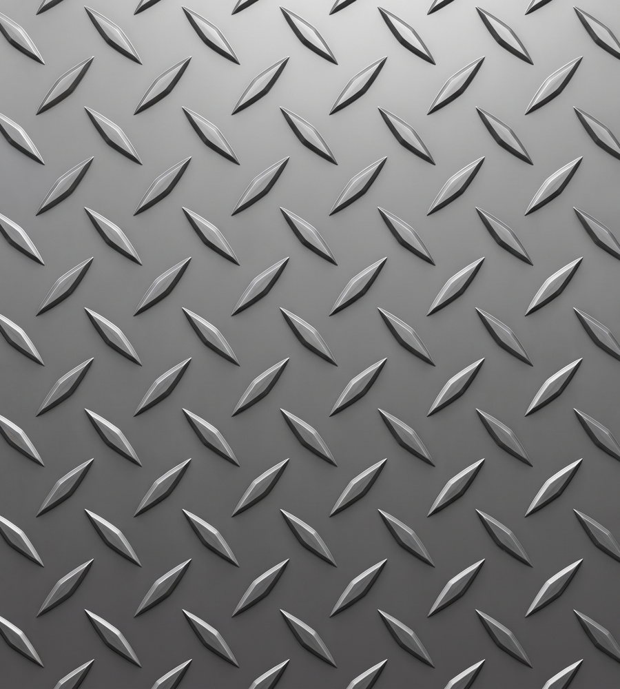 Laser-cut Diamond plate