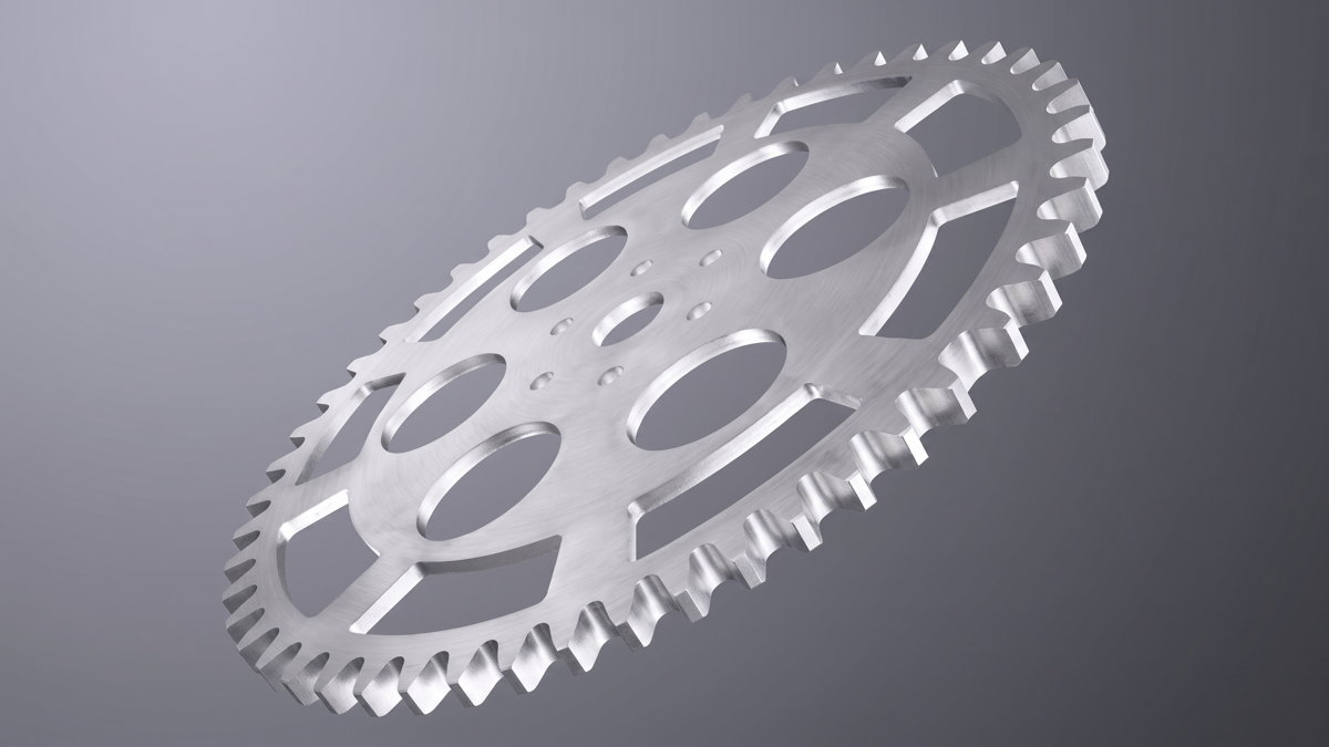 Laser-cut gear