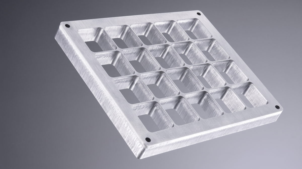 Laser-cut grid